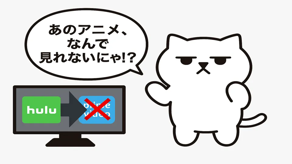 まんぷくにゃんが配信終了に驚く様子