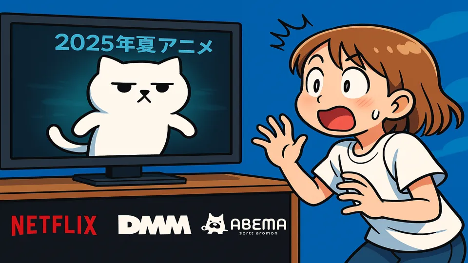 2025年夏アニメ 独占配信×まんぷくにゃん